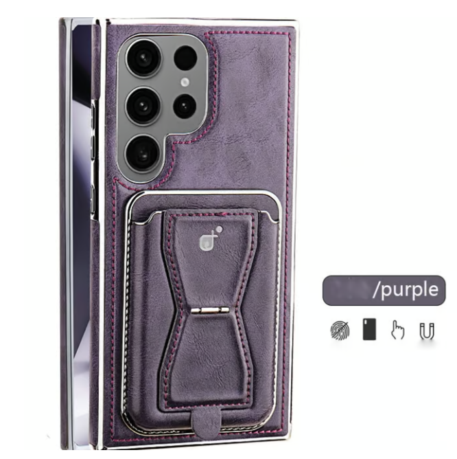 Kožené pouzdro na peněženku s plným krytím pro Samsung Galaxy